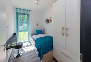 Wohnen auf Zeit: Garten-Wohnung - barrierefrei, ruhig, mit Parkplatz und nahen Einkaufsmöglichkeiten