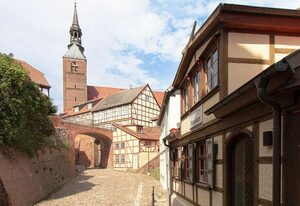 Ferienhaus zur Rossfurt Tangermünde – Ferienhaus, 75 qm, 2 Schlafzimmer, Terrasse, max. 4 Personen