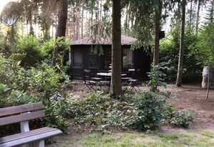 Reetdach Ferienhaus am Lübbesee Sauna Bootsteg neu