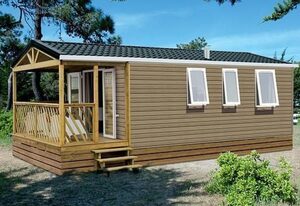 in Hohenlychen mit Grill, Loggia 4