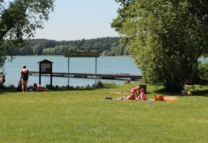 in Hohenlychen mit Grill, Loggia 5