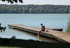 in Hohenlychen mit Grill, Loggia 3