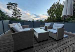 Am Pietzmoor, Ferienwohnung – Fewo,55m²,DU/WC,DZ,Schlafsofa,OG