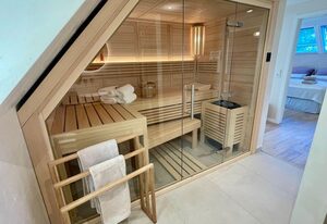 Deichkoje 12 Deck 2 - Traum Ferienwohnung mit Eiderblick und Sauna direkt am Deich Nordsee