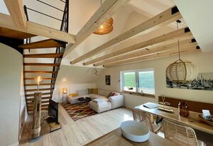 Deichkoje 12 Deck 2 - Traum Ferienwohnung mit Eiderblick und Sauna direkt am Deich Nordsee