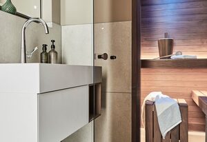 Sunseeker - Wellness-Suite Premium, Villa Baltique, Private Design Sauna, zwei Balkone, Kamin, vollausgestattete Küche