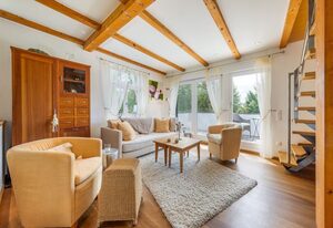 Ferienwohnung - Rügenbrise mit Seeblick mit 3 Bädern, Steg und Paddelboot - alle inklusive