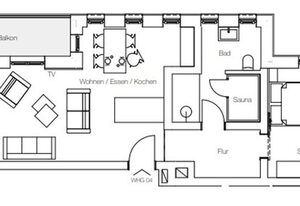 Villa Baltique - Sunrise Suite mit Sauna und Balkon