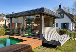Traum Reethaus am Meer &ndash; mit Pool, Sauna & Yoga