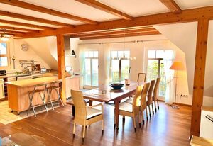 Familienferienhaus Rügenbrise - Gemeinsames Urlauben mit Steg und Boot auf Rügen - alles inklusive und 5 Bäder