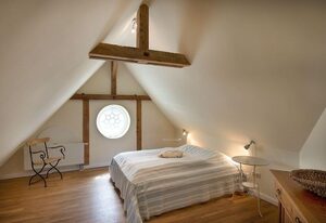 Rügen Ferienwohnung 8 am Wasser Gut Grubnow mit WLAN und Sauna