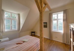 Rügen Ferienwohnung 7 am Wasser Gut Grubnow mit Balkon WLAN und Sauna
