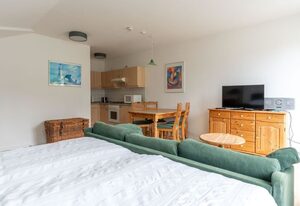 Fewo 19 Residenz Dünenstraße in Binz, Balkon, Strandnah, mit TG Stellplatz, 1-Raum Apartment