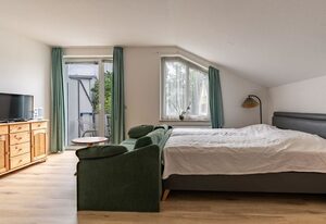 Fewo 19 Residenz Dünenstraße in Binz, Balkon, Strandnah, mit TG Stellplatz, 1-Raum Apartment