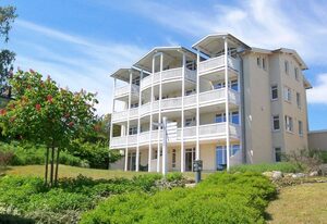 Meeresblick – mit Meerblick und Balkon, Schwimmbad- und Saunanutzung - Meeresblick FeWo 49