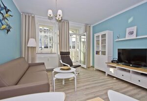 Villa Möwe – ruhige Lage im Ostseebad Göhren, Veranda,  - Villa Möwe FeWo 03