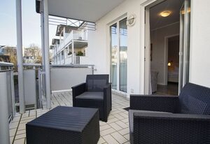 Villa Buskam – zentrale FeWo mit Balkon, Schwimmbad- und Saunanutzung - Villa Buskam FeWo 22