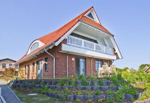 Ferienhaus Zaunkönig – gemütliche Ferienwohnung mit Meerblick, Balkon - Ferienhaus Zaunkönig OG