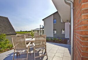 Ferienhaus Zaunkönig – gemütliche Ferienwohnung mit Meerblick, Balkon - Ferienhaus Zaunkönig OG