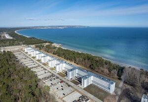 Strandresidenzen Binz-Prora – Familienfreundliche Maisonette-Wohnung in Toplage am Meer mit Terrasse & Balkon