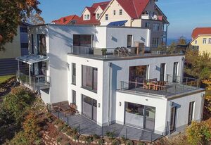 Villa Bergfrieden Terrassenhaus – toller Blick auf das Nordperd - Villa Bergfrieden Terrassenhaus FeWo 03