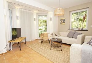 Haus Breeghus – gemütliche 3-Raum-Ferienwohnung mit Terrasse und Garten - Wohnung Boddenkoje