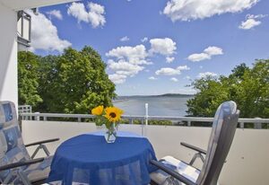 Villa Vilmblick – 2-Raum-Ferienwohnung mit Meerblick vom Balkon - Villa Vilmblick FeWo 15