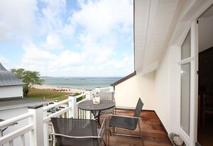 Villa Strandeck – strandnahe Ferienwohnung mit Balkon und Meerblick - Villa Strandeck FeWo 08