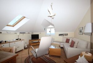 Villa Strandeck – strandnahe Ferienwohnung mit Balkon und Meerblick - Villa Strandeck FeWo 08
