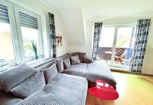 Fewo Weitblick - helle Wohnung, 2 SZ, Wasserblick – Weitblick – Ihre Wohlfühlwohnung mit Wasserblick und Nähe zu Strand und Hafen