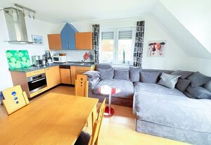 Fewo Weitblick - helle Wohnung, 2 SZ, Wasserblick – Weitblick – Ihre Wohlfühlwohnung mit Wasserblick und Nähe zu Strand und Hafen