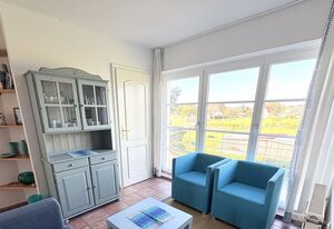 Ferienwohnung Drachen - Wasserblick in Traumlage – Ferienwohnung Drachen: Reetgedecktes Strandhaus mit eigenem Strand und Meerblick