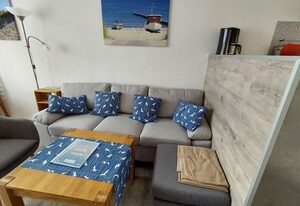 Ferienwohnung AHOI - strandnah und komfortabel – Ferienwohnung Ahoi: Strandnaher Rückzugsort für 4 Personen mit Terrasse und WLAN