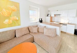 Boddenhof Apartment 50 - hell und freundlich – Ferienwohnung 50 – Familienfreundlich, Haustiere erlaubt, mit Terrasse und WLAN