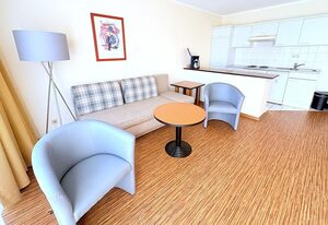 Boddenhof Apartment 46 - ebenerdig, tierfreundlich – Ferienwohnung 46 – Helles Erdgeschossapartment mit WLAN und Terrasse