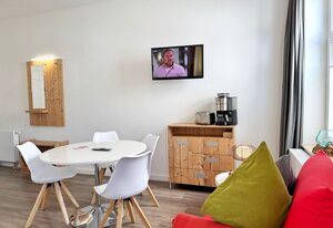 Binz - Villa Glückspilz - Wabi Sabi 1.4 – Komfort-Appartement Wabi Sabi in der Villa Glückspilz für 4 Personen, Strandlage