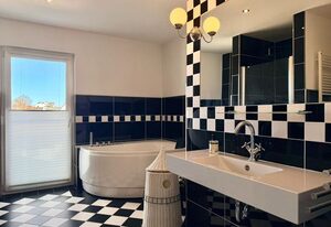 Penthouse "Molenfeuer" mit umlaufender Terrasse und Meerblick – Penthouse mit Ostseeblick