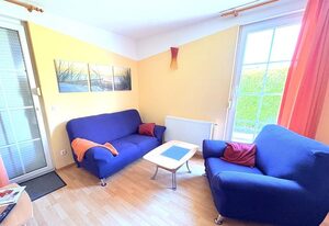 Fewo Seelenfrieden 5 - kleine Wohnung mit Terrasse – Gemütliche Ferienwohnung mit Terrasse in Alt Reddevitz – Hund erlaubt