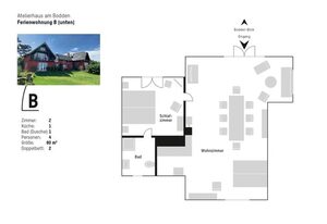 Atelierhaus am Bodden FeWo B (unten)