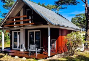 Strandnahes Ferienhaus Strandrubin mit Kamin