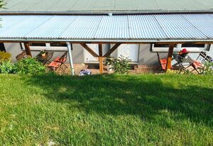 Überdachte Terrasse