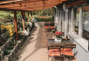 Überdachte Terrasse