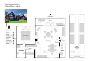 Atelierhaus am Bodden FeWo A (oben)