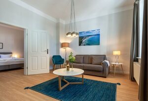 Villa Iduna / Ferienwohnung No. 3 - EG mit Balkon nach Süden
