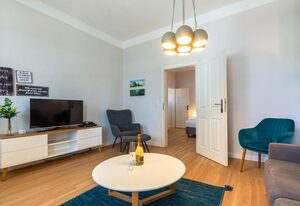 Villa Iduna / Ferienwohnung No. 3 - EG mit Balkon nach Süden