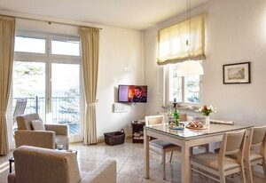 Strandnahe Wohnung mit Großem Balkon und Meerblick
