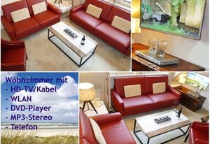 3-Zimmer Ferienwohnung DEICHWIESE mit Garten auf Sylt - Westerland