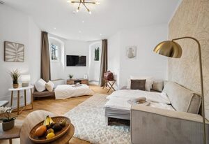 "Wiener Palais" am "Großer Garten", Appartement , Arbeitsplatz, Familienfreundlich, Smart-TV